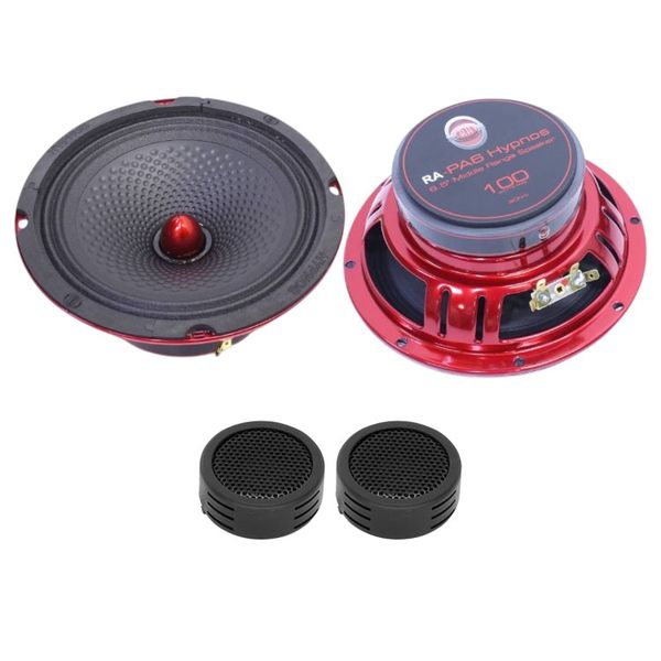 Reference RA-PA6 Hypnos Series 6.5" 100w RMS Mid Speakers &amp; Evo Tweeters