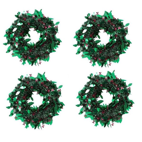 Artificial Christmas Wreath - 38cm (Set of 4)
