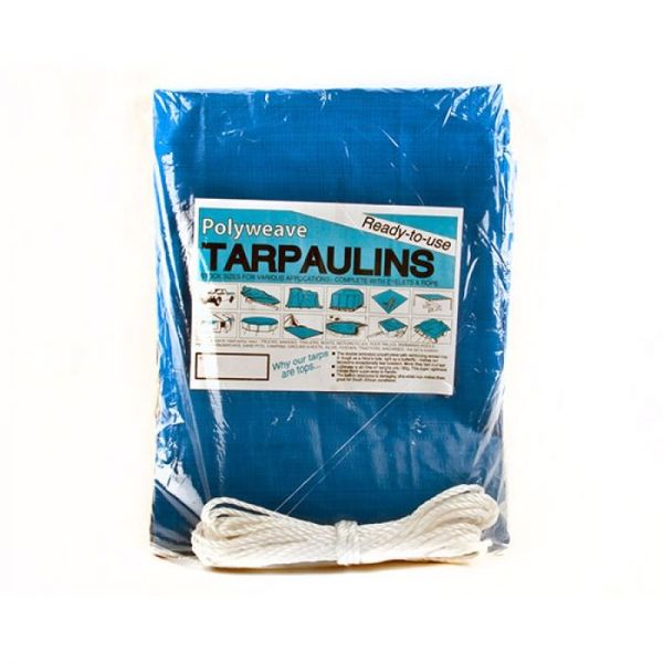 Protarp - Polyweave Tarpaulin - 180G 4X6M- Blue - 2 Pack