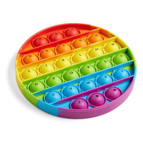 Hand2Mind - Alphabet Sensory Bubble Fidget Poppers: Phonics Learning Toyx6