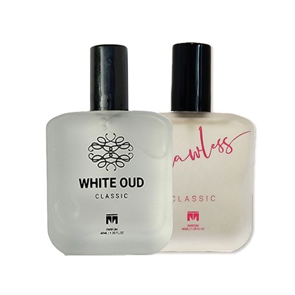 Flawless Classic 40 ml and White Oud 40ml Perfume Combo