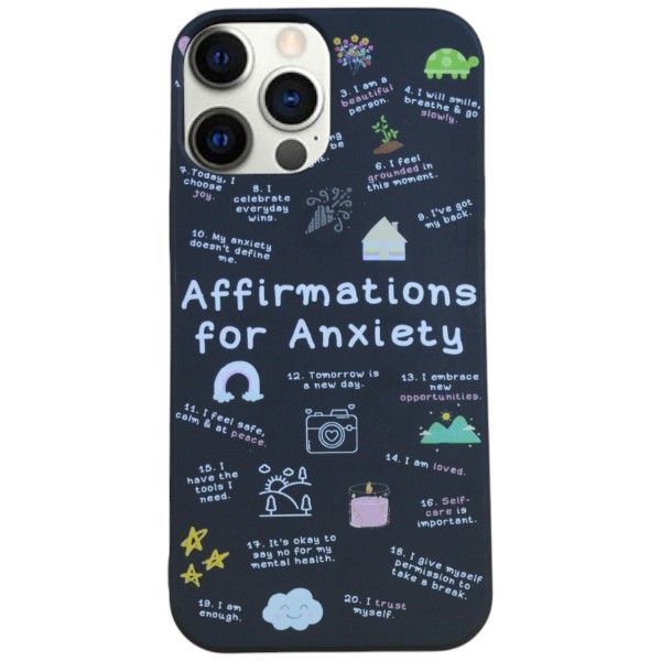 Anxiety Affirmation Phone Cover Compatible with iPhone 12 Pro Max