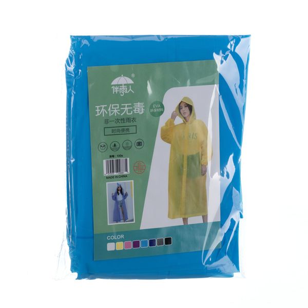 Waterproof Transparent Full Raincoat, Hooded , Rainwear for Men and Women