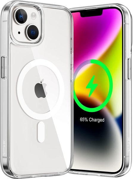 Mag Safe Clear Cover for iPhone 14 Plus