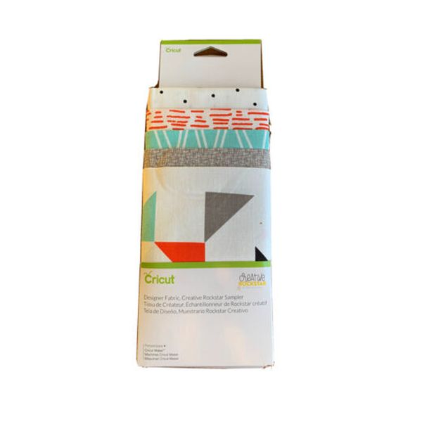 Cricut Designer Fabric Sampler 30x66cm 5-sheet Creative Rockstar 2004214