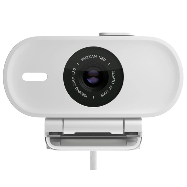Elgato Facecam Neo Webcam for Laptop, Web Cam for PC - White Mini Camera