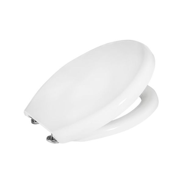 Toilet Seat - S-1 Carbon Copy Hinge - White- 2.2 kg - 3 Pack