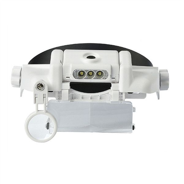 Vision Pro 3LED Headband Magnifier with Adjustable Lenses