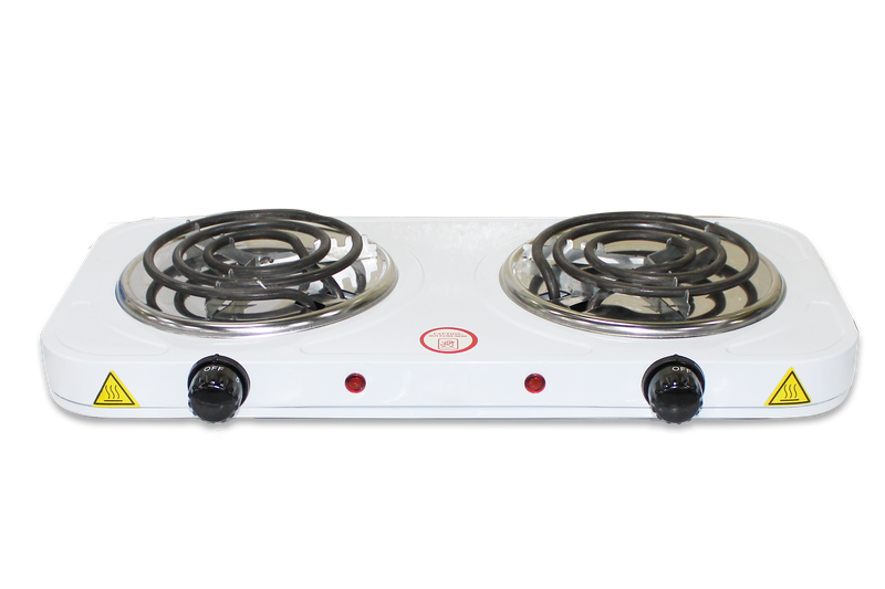 1800W Portable Electric Coil Hot Plate - Double ADC203 Spiral Elements