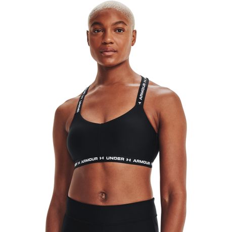 Under Armour - Women's Crossback Low Impact Sports Bra - Black/White, Shop  Today. Get it Tomorrow!