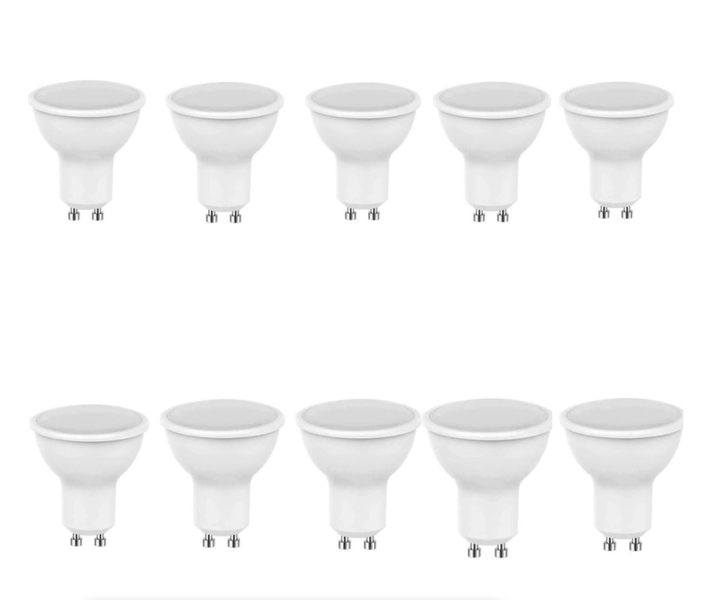 10 Pack - LED 6w Down lights GU10 Natural White