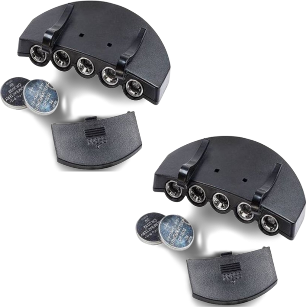 5 Led Bright Hat Cap Clip Light - Pack of 2