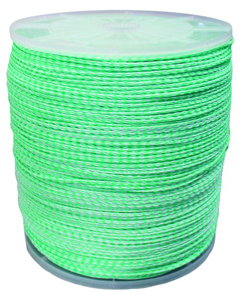 Ski Rope - Green and White - 5mm x 1450m