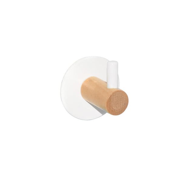 Sensea Hook Small Scandi - Wood &amp; White