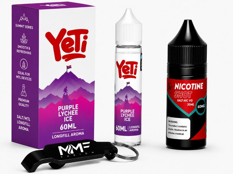 Yeti Series MMF E-Liquid 60ml Juice 30mg - Purple Lychee Ice