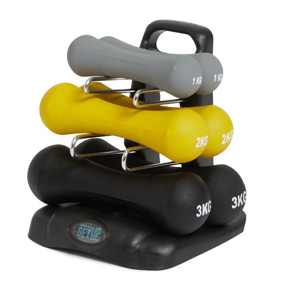 GetUp Everyday Dumbbell Set &amp; Stand