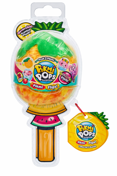 Pikmi Pops Surprise Fruit Flips - Reversible Scented Plush Toy (Blind Pack)