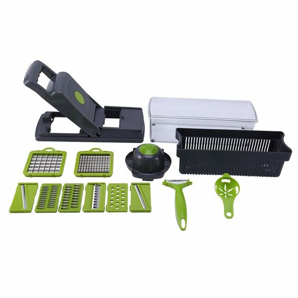 14 in 1 Vegetable Cutter, Slicer, Dicer and Chopper Kitchen Tool