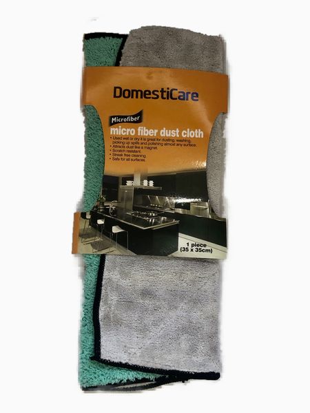 (4 Pack) Domesticare Super Quality Micro Fibre Cloth (Blue&amp;Grey)