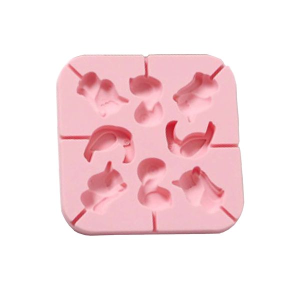 iKids 8 Flamingo Baby Food DIY Silicone Mold for Chocolate, Candy, Gummy