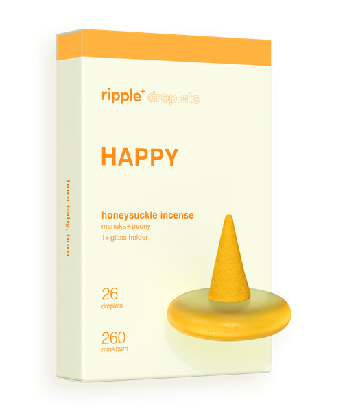 Ripple+ droplets - HAPPY | Honeysuckle Incense