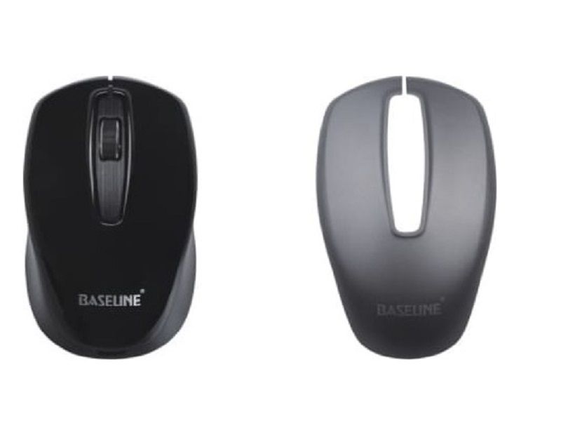 BASELINE BL-WOM303 Wireless Optical Mouse + Spare Top Cover