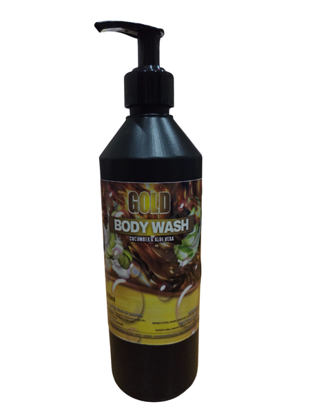Gold Body Wash - Cucumber and Aloe Vera - 500ml