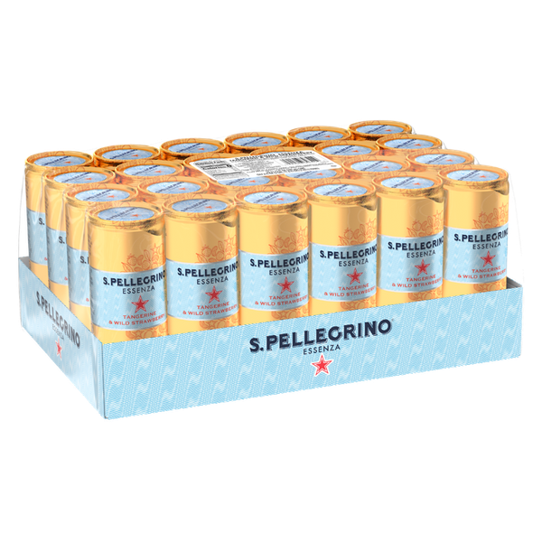 San Pellegrino Essenza Tangerine &amp; Wild Strawberry 24x330ml