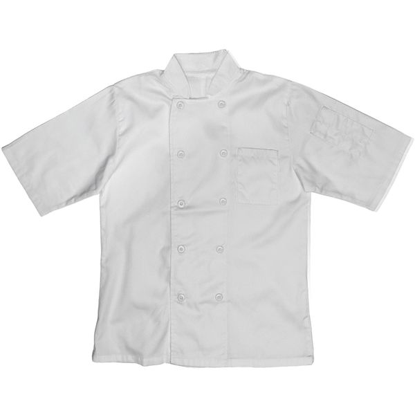 Javlin - Short Sleeve Chef Jacket - White