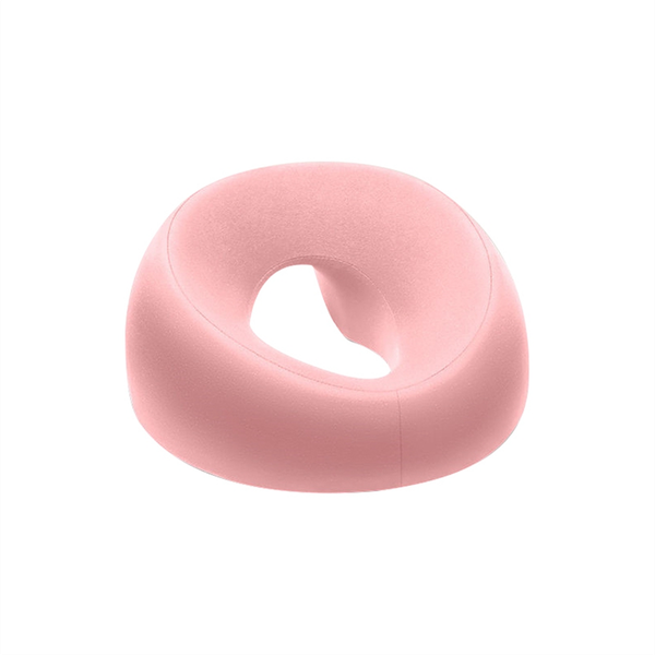 Ergonomics Lying Down Pillow Memory Foam for Beauty Salon Pink