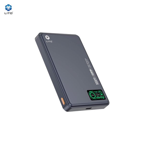 LITO LP09 10000mAh Wireless Power Bank with Fast Charging &amp; LED Display