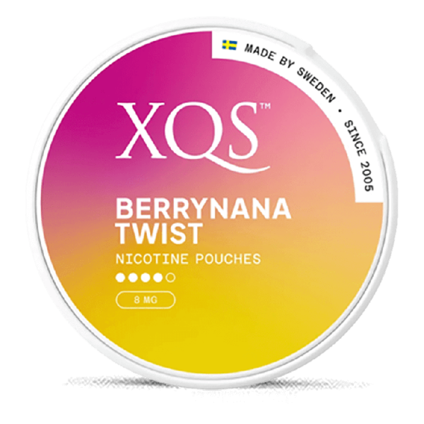 XQS Berrynana Twist 8mg Nicotine Pouches