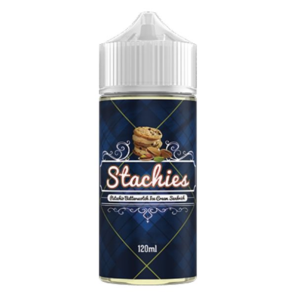 Stachies Pistachio Butterscotch Ice Cream Sandwich Vape Liquid 120ml - 0mg