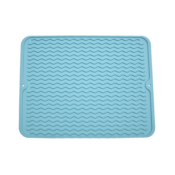 Kitchen Silicone Non-Slip Heat Resistant Drying Mat - Grey