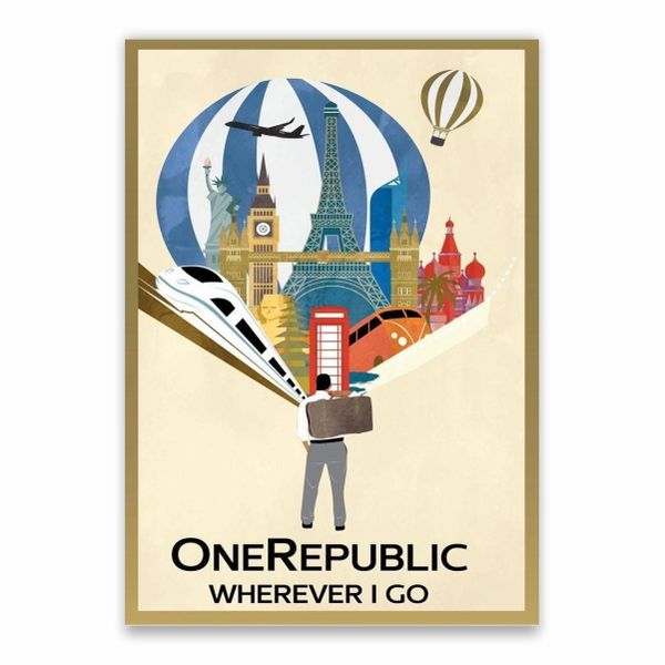 One Republic Wherever I Go Poster - A1
