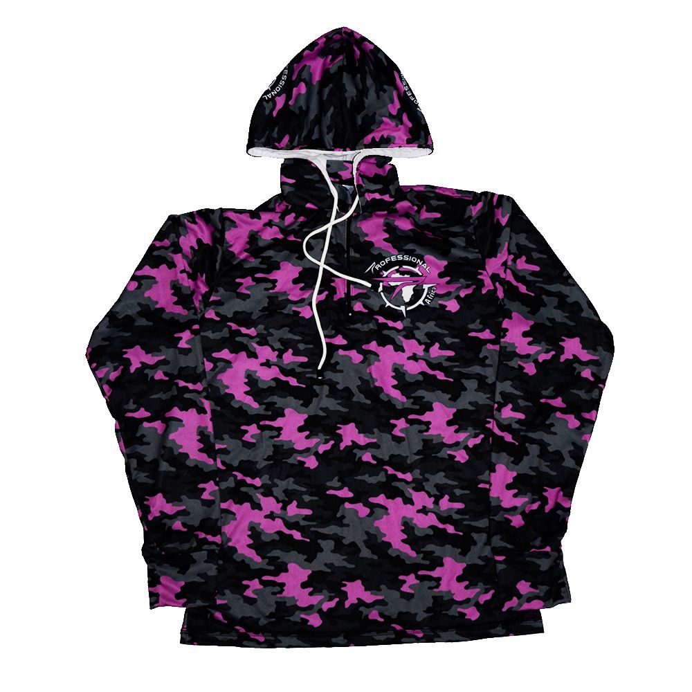 Purple Camo Fishing Shirt with Hoodie | Shop Today. Get it Tomorrow ...