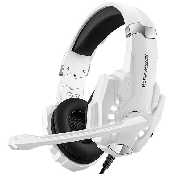 DW Kotion Each G9000 Pro LED Light Wired Gaming Headset - G9000 Pro - White