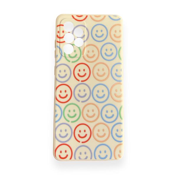 AMA Smile Pattern Silicon Case For Samsung Galaxy S21 Ultra