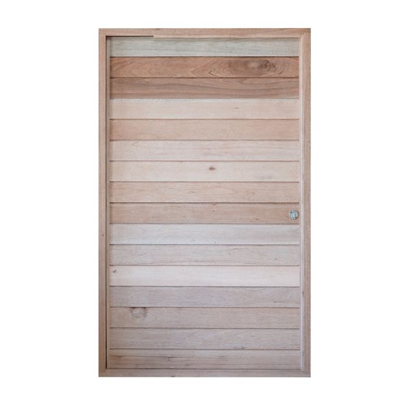 Meranti Horizontal Hinged Entrance Door Combo
