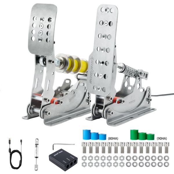 SimJack Ultimate Sim Racing Load Cell Pedals (No Clutch) - PC only