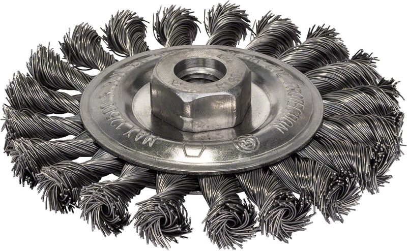 Wire Wheel 115 mm, 0,5 mm, 12 mm, M14 Angle Grinder