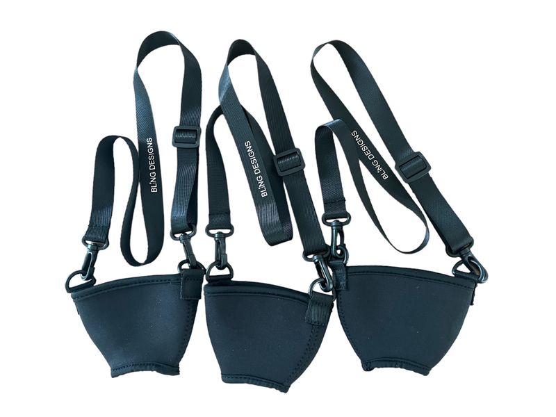 Wineglass Lanyard - Neoprene (Set of 3)