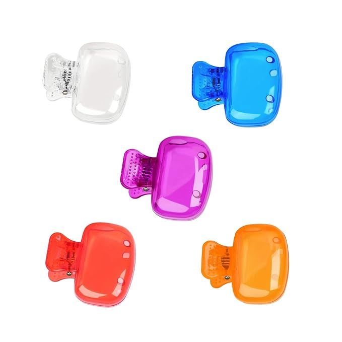 5 Pieces Travel Toothbrush Head Covers For Manual Or Electronic Toothbrush