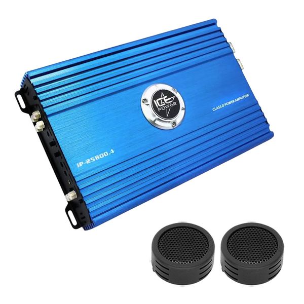 Ice Power IP-25800.4 25800 Watts 4-Channel Amplifier &amp; Evo Tweeters