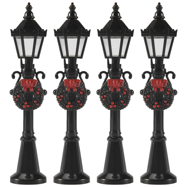 Christmas Mini Street Light Models Miniature Street Lights Decorative Dollh