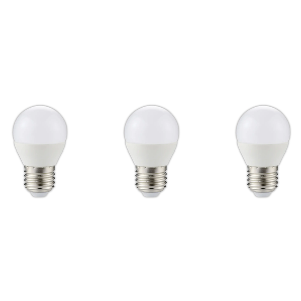 Starlit 5W LED E27 Golfball G45 6000K- 3 Pack