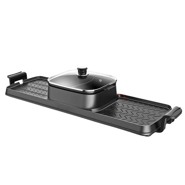 High Power 3 Way 1100w Electric Hot Pot and Dual 550w Hot Plate