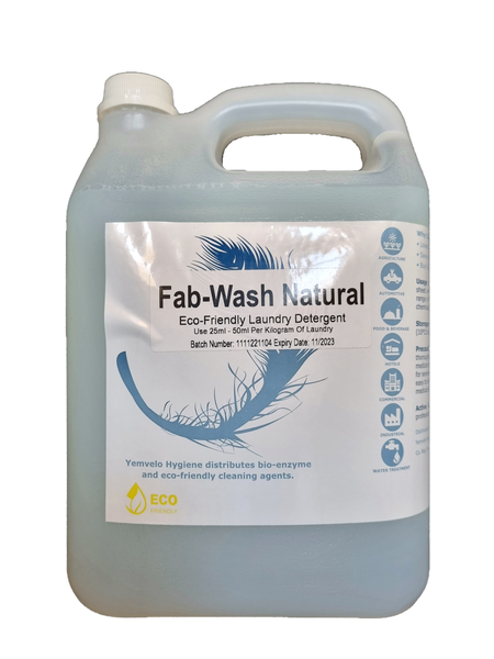 Yemvelo Hygiene - Fab-Wash auto &amp; hand washing liquid (laundry) - 5lt