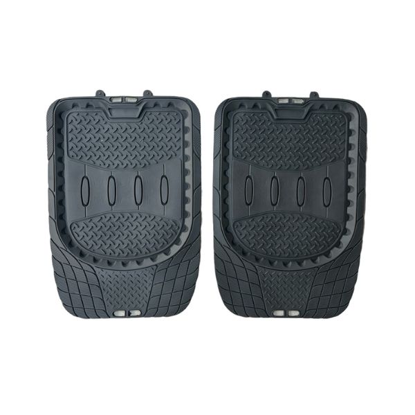 ACA Auto - Black Rubber Car Mats - Front