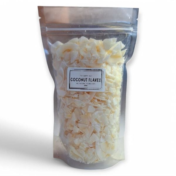 The Happy Leaf All-Natural Dried Coconut Flakes - 200g